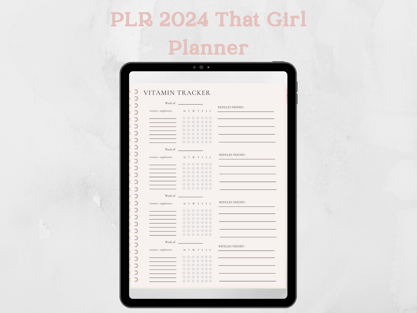 PLR 2024 Digital That Girl Planner