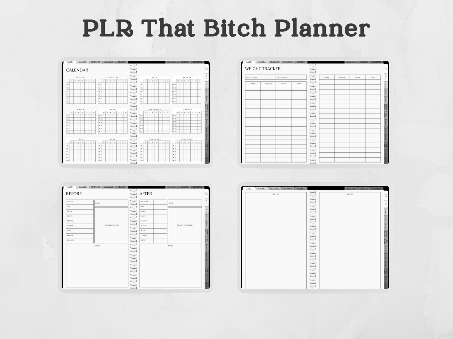 PLR That Bitch Planner