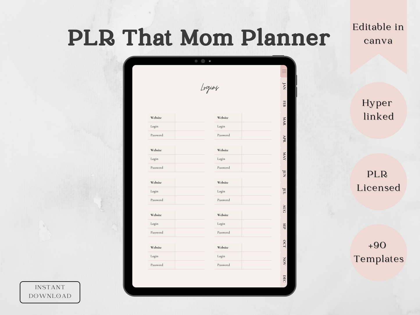 PLR That Mom Planner