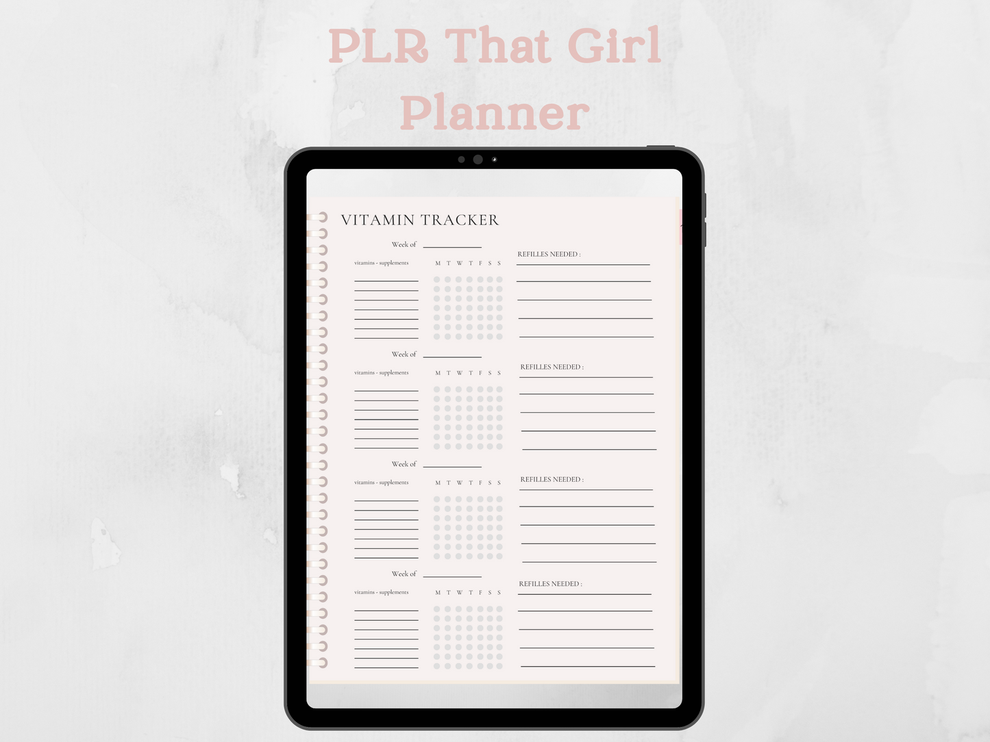 PLR That Girl Planner