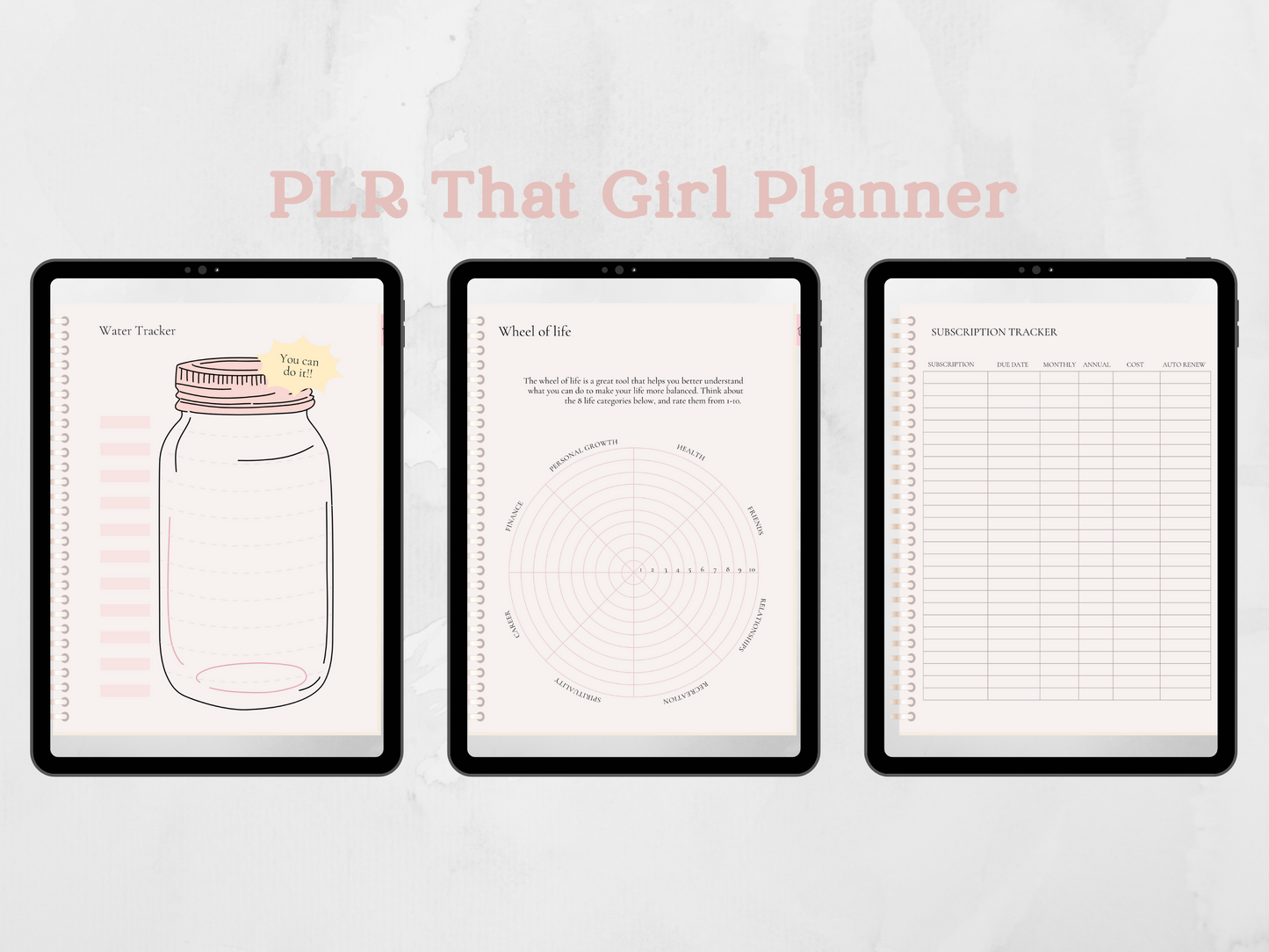 PLR That Girl Planner