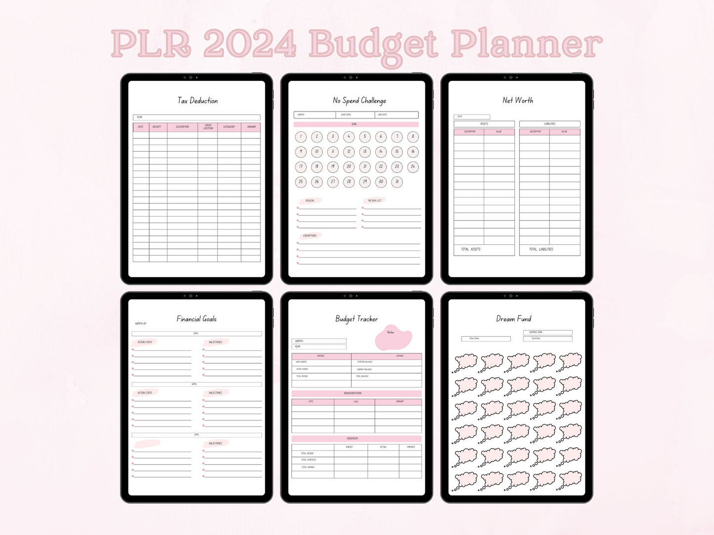 PLR 2024 Budget Planner