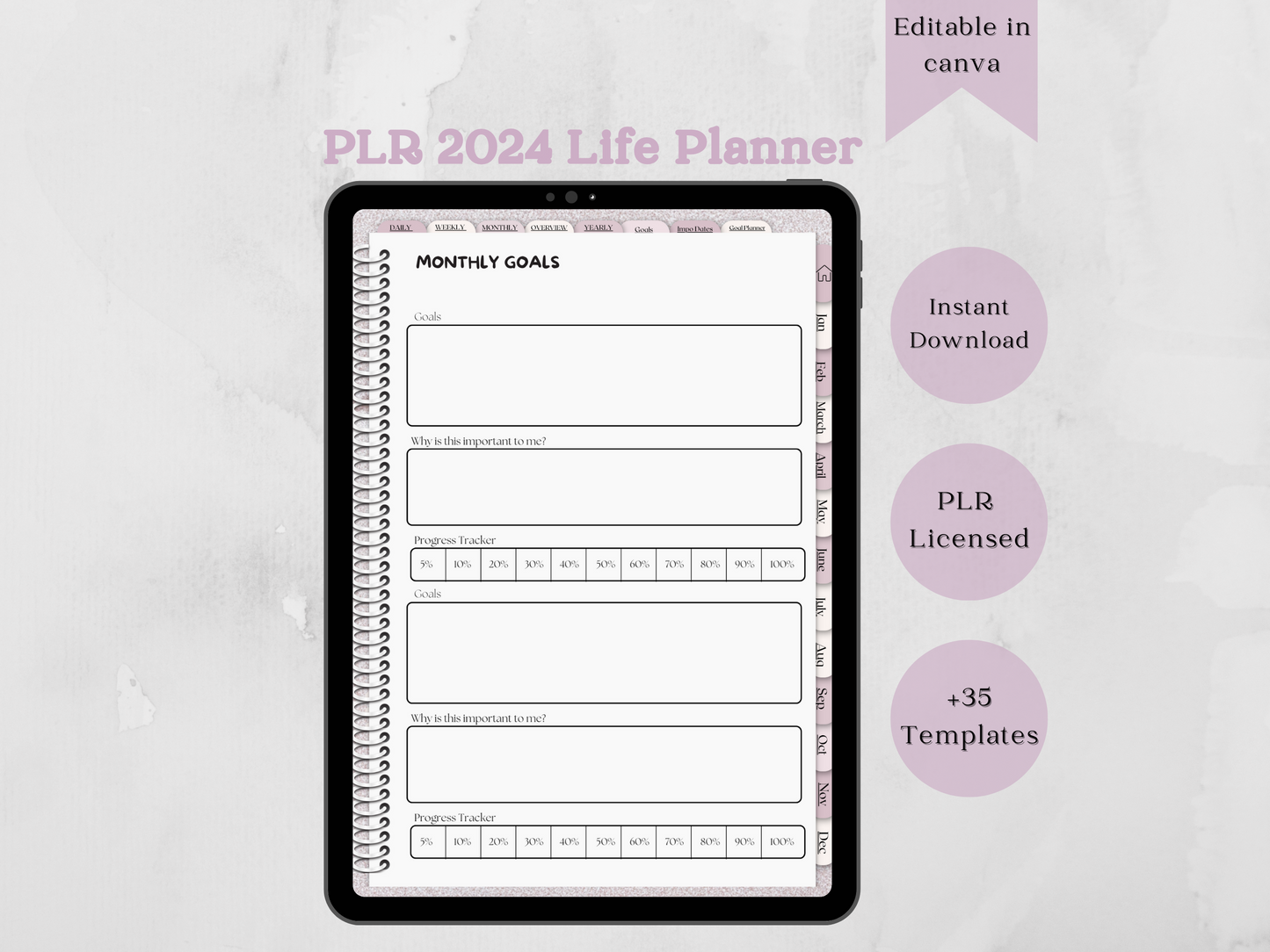 PLR 2024 Life Planner