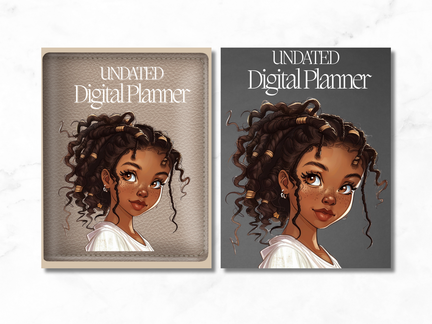 PLR Black Girl Digital Planner