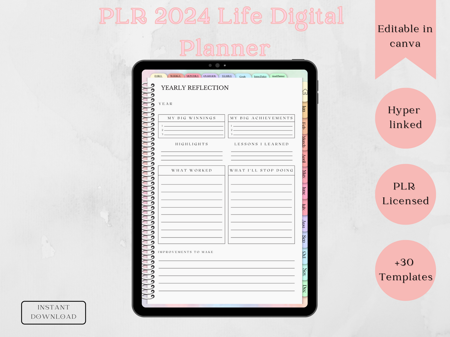 PLR 2024 Life Planner