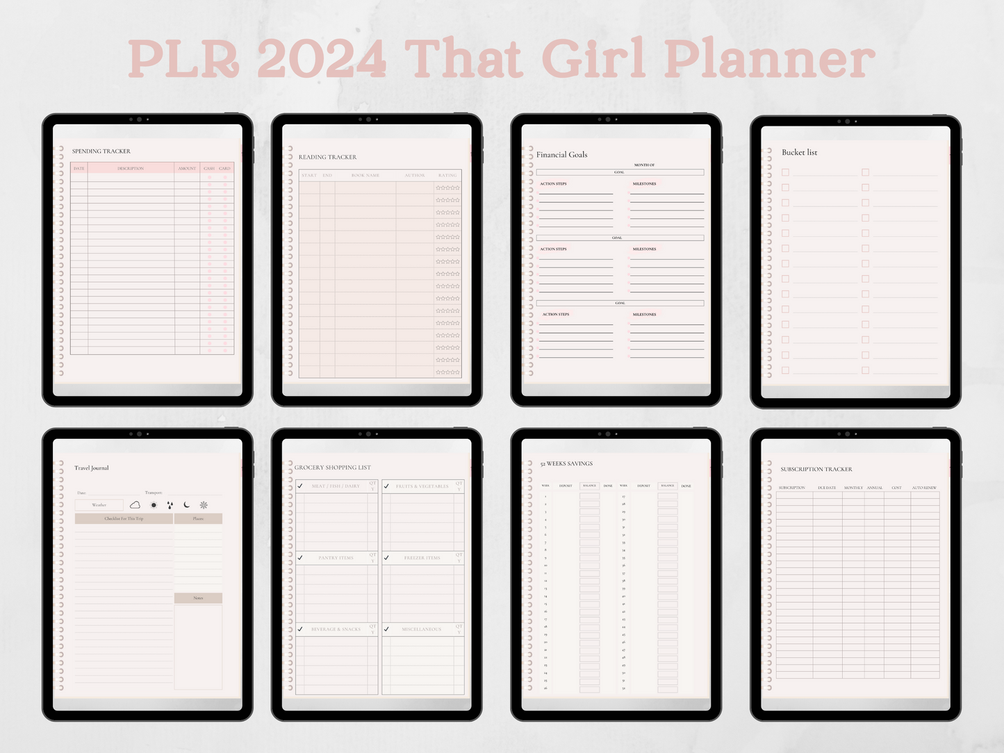 PLR 2024 Digital That Girl Planner