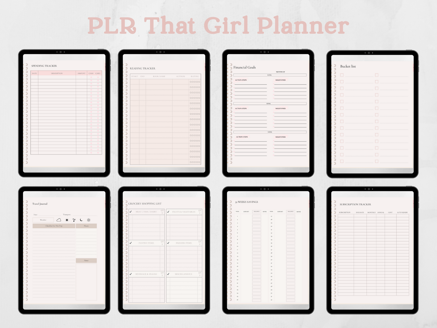 PLR That Girl Planner