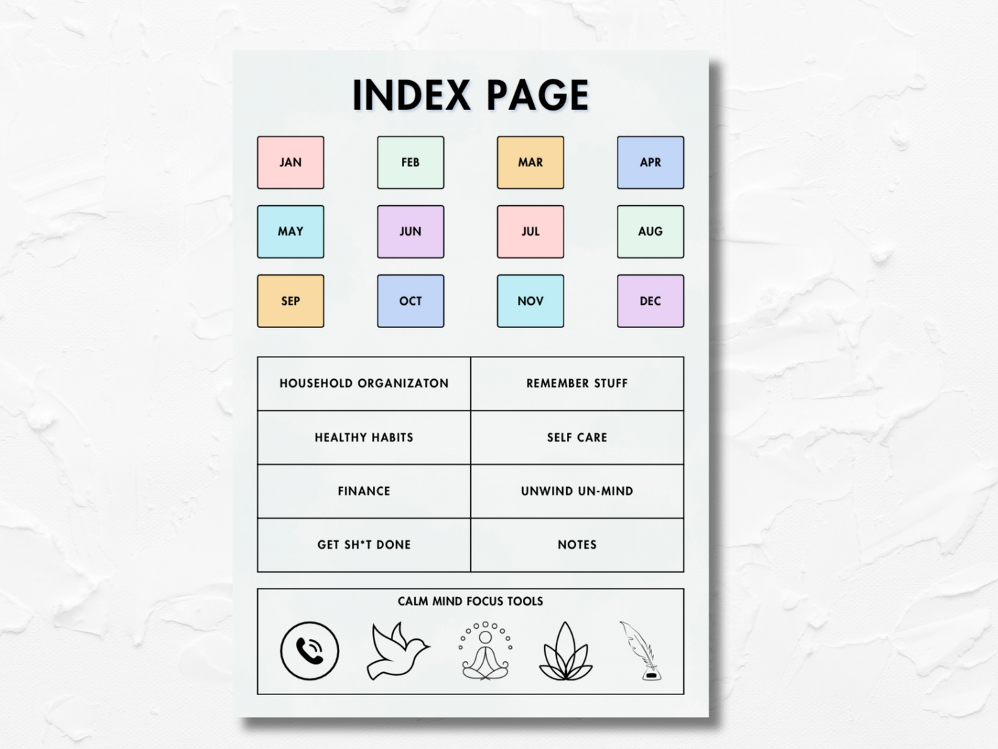 ADHD AF Planner