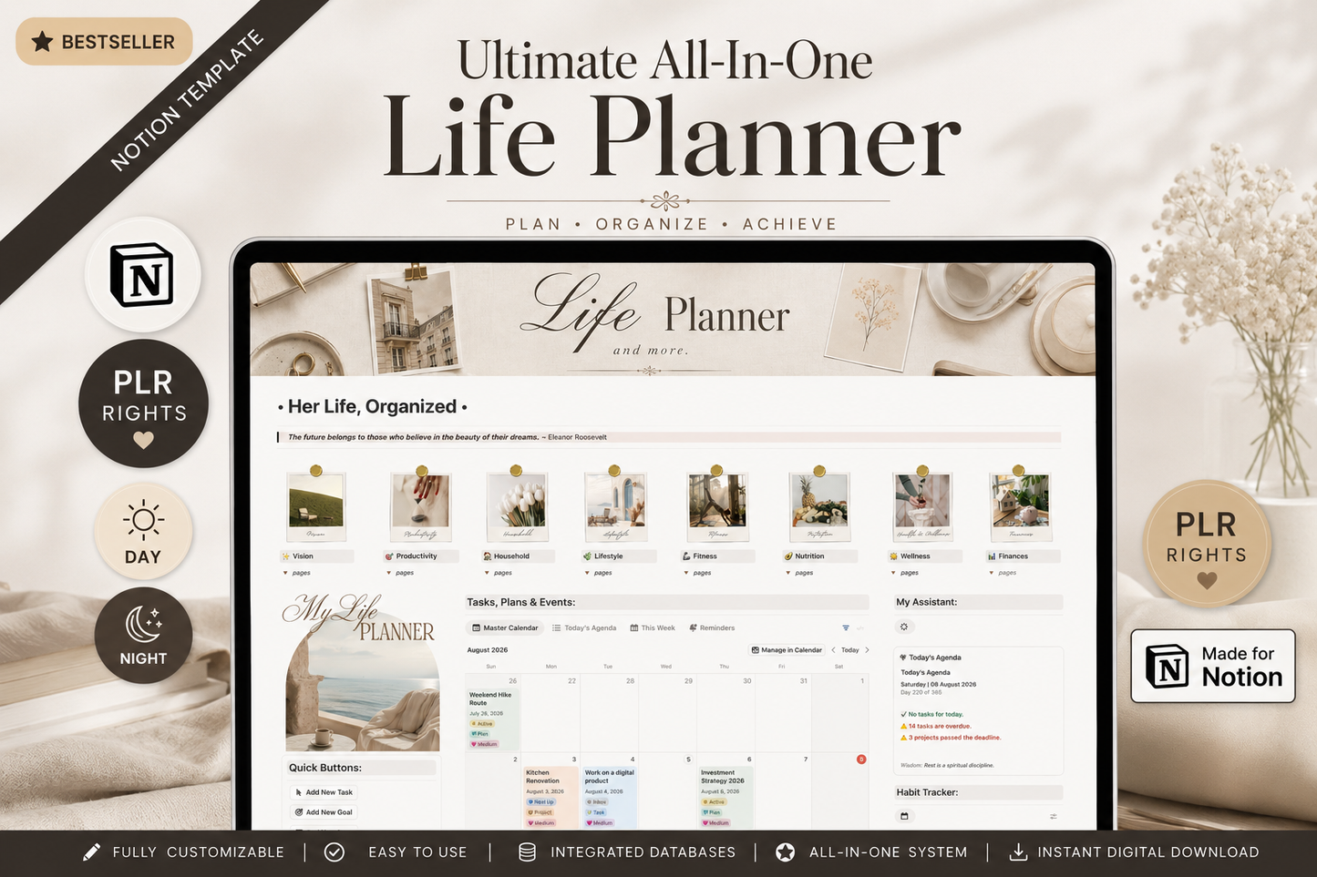 PLR Notion Ultimate Life Planner Template