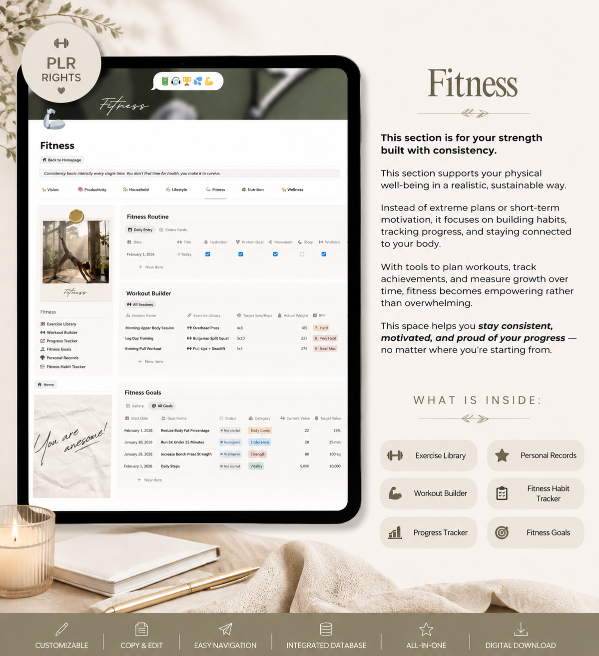 PLR Notion Ultimate Life Planner Template