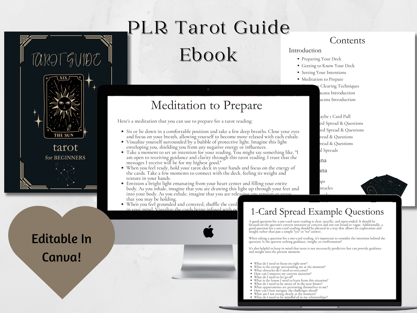 PLR Tarot Guide E-Book