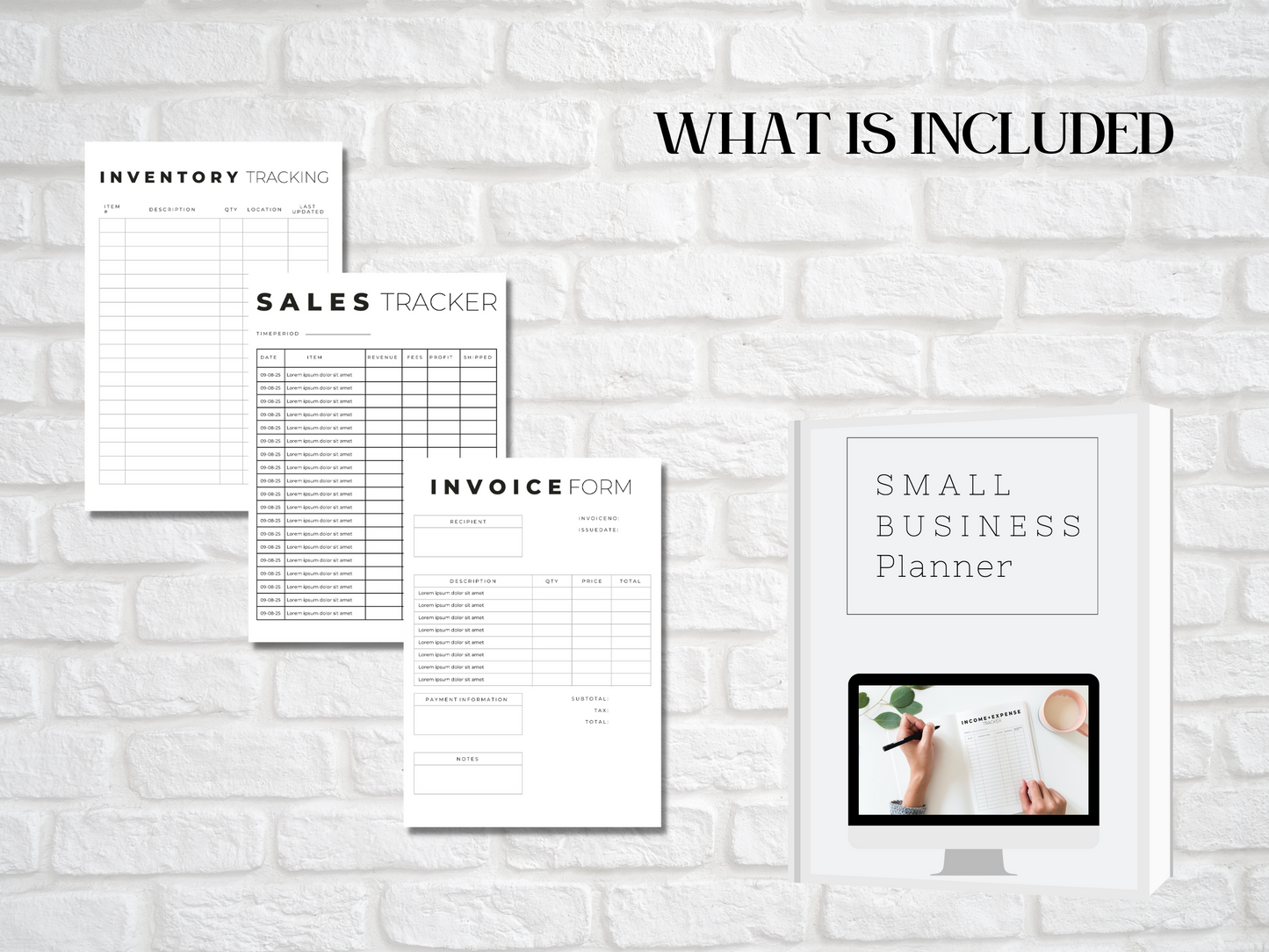 Small Business Planner Editable Canva Template