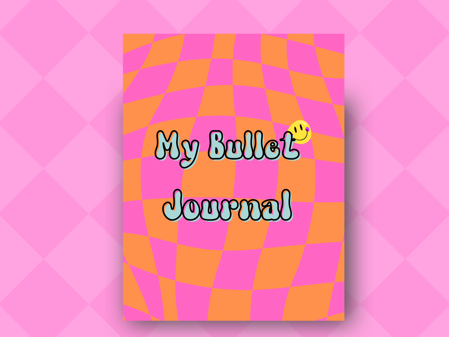 PLR Groovy Bullet Journal (Editable)