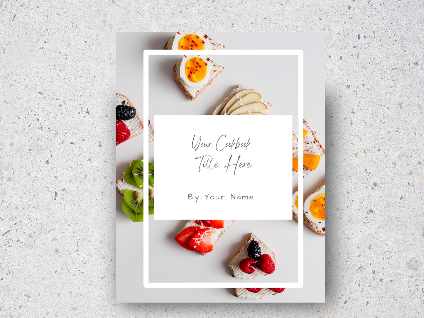 Editable Recipe E-book Template