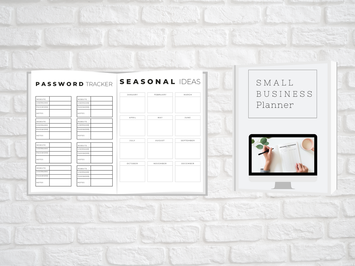 Small Business Planner Editable Canva Template