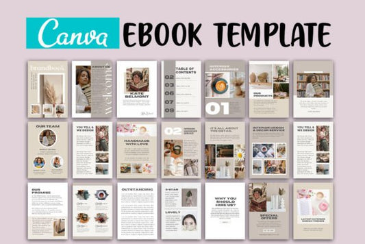 Editable Canva E-book Template