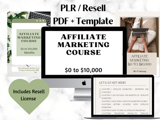 Plr Affiliate Marketing e-Book